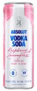 0 Absolut - Sparkling Raspberry & Lemongrass (4 pack 355ml cans)