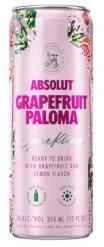 Absolut - Grapefruit Paloma Sparkling (4 pack 355ml cans) (4 pack 355ml cans)