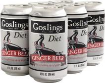 Goslings - Diet Ginger Beer No Alcohol  1 Liter Bottle (6 pack 12oz cans) (6 pack 12oz cans)