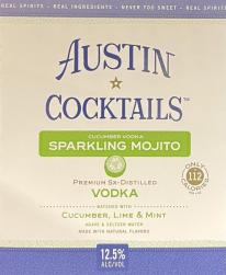 Austin Cocktails - Cucumber Vodka Sparkling Mojito (4 pack cans)
