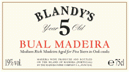 0 Blandys - Madeira Bual 5 year