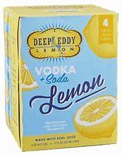 Deep Eddy Vodka Soda Lemon 4pk Can (4 pack 355ml cans)